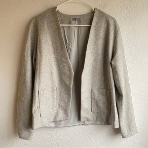 RAW 100% wool gray blazer modern minimalistic size Medium Large